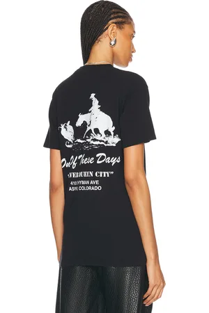 One Of These Days X FWRD Silver Queen City Tee in Black - Black. Size L (also in M, S, XL/1X).