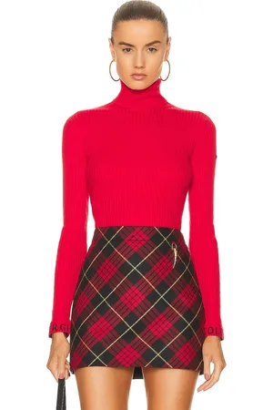 Goldbergh Mira Turtleneck Sweater in Flame - Red. Size L (also in M).