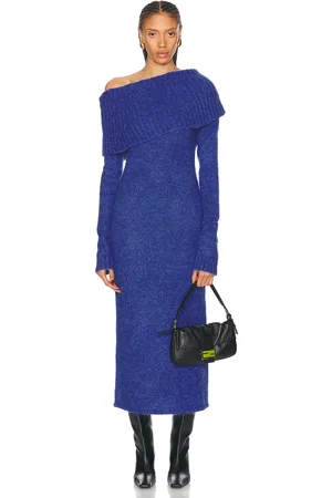 Cult Gaia Grayson Knit Dress in Disco Melange - Blue. Size M (also in S, XS).
