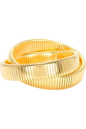 BEN-AMUN Twisted Cobra Bracelet in Gold - Metallic Gold. Size all.