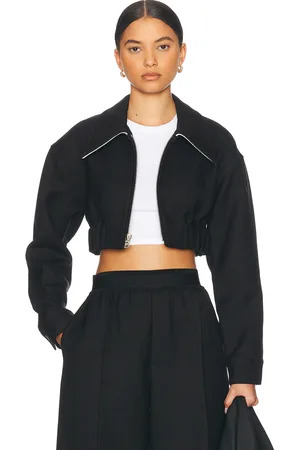 anOnlyChild Frankfield Jacket in Black - Black. Size L (also in S, XS).