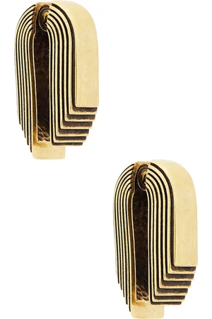 Khaite Zucchini Earrings in Antique Gold - Metallic Gold. Size all.