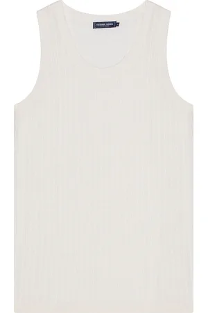 Frescobol Carioca Prado Tank in Off White - Cream. Size M (also in ).