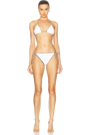 Burberry Bikini Set in White - White. Size L (also in XL).