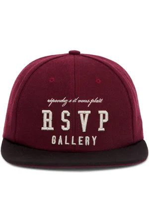 AGOLDE X RSVP Gallery Baseball Cap in Maroon - Burgundy. Size all.