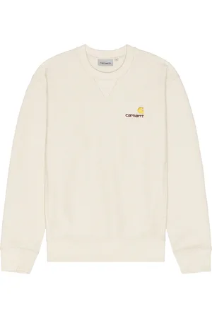 Carhartt American Script Sweater in Moonbeam - Cream. Size L (also in ).