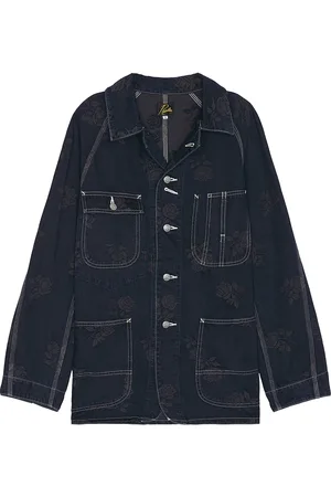 Pins & Needles Coverall 10Oz Denim Rose Jacket in Indigo - Blue. Size L (also in S).
