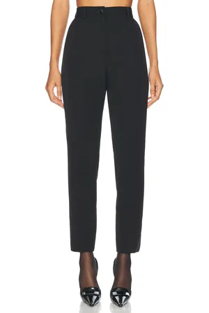 Dolce & Gabbana High Waisted Tuxedo Pant in Nero - Black. Size 36 (also in 38, 40).