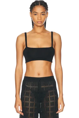 Calle Del Mar Knit Bandeau Top in Black - Black. Size M (also in ).