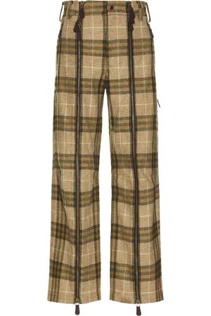 Burberry Zip Cargo Pants in Camp IP Check - Tan. Size 36 (also in 38, 40, 42).