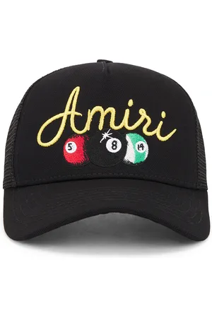 AMIRI Billiards Trucker Hat in Black - Black. Size all.