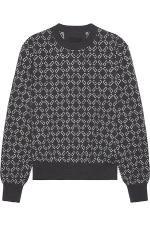 Givenchy Crew Neck Sweater in Medium Grey - Grey. Size L (also in M, S, XL/1X, XXL/2X).
