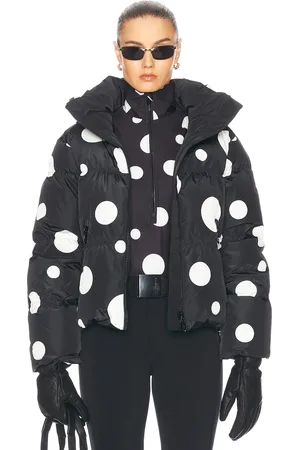Goldbergh Grand Ski Jacket in Dot Black - Black. Size 40 (also in 42).