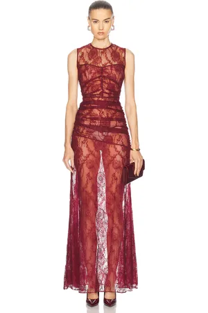 AKNVAS For FWRD Lina Dress in Bordeaux - Burgundy. Size 2 (also in 6, 8).