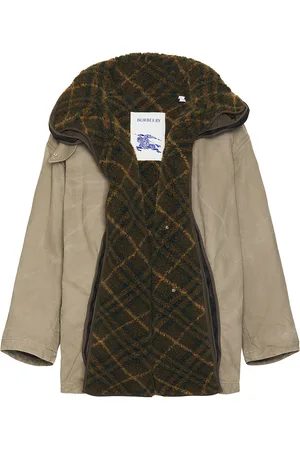 Burberry Washed Zip Layer Parka in Mink - Brown. Size M (also in XL/1X).