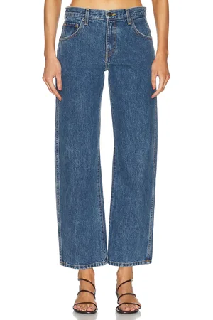 Khaite Kerrie Straight Leg in Boone - Denim-Medium. Size 27 (also in 30).