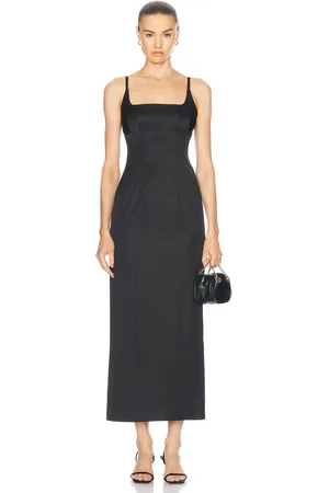 Staud Carol Dress in Black - Black. Size 0 (also in 2, 4, 8).