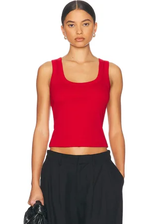 Flore Flore Hillie Tank Top in Red - Red. Size XL (also in XS).