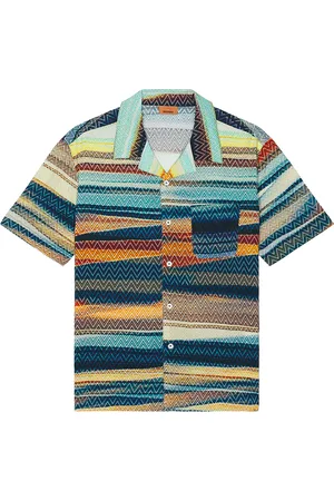Missoni Short Sleeve Shirt in Multicolor - Multi. Size L (also in M).