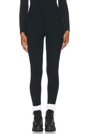 Varley Aiden Knit Legging in Black - Black. Size L (also in M, S, XS).