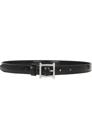 Helsa Logo Mini Waist Belt in Black - Black. Size L (also in M, S, XL, XS).
