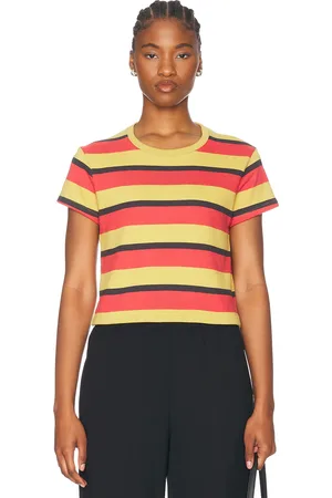 BODE Rec Stripe Tee in Multi - Yellow,Red. Size XS (also in ).
