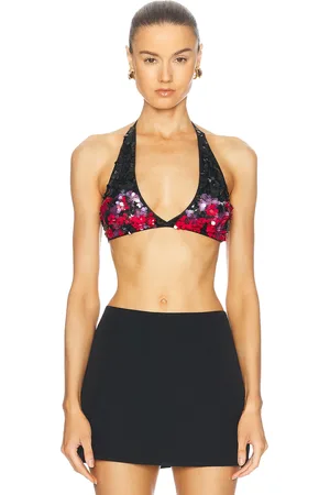BODE Gazebo Halter Top in Black - Black. Size M (also in S).