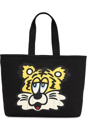 Kenzo X Verdy Large Tote Bag in Black - Black. Size all.