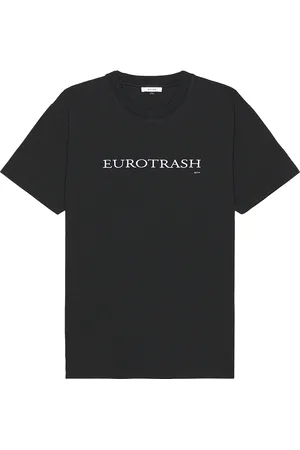 Eytys Leon Eurotrash Tee in Black - Black. Size L (also in M, XL/1X).