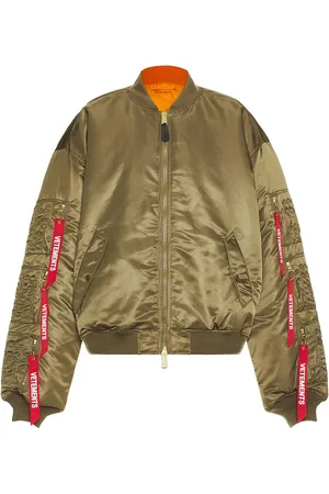 Vetements Cargo Bomber Jacket in Green - Olive. Size M (also in ).