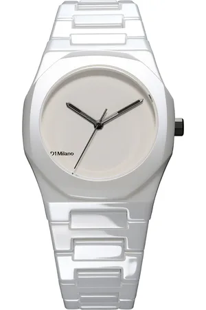 D1 MILANO Ceramic 37mm Watch in Pure White - White. Size all.
