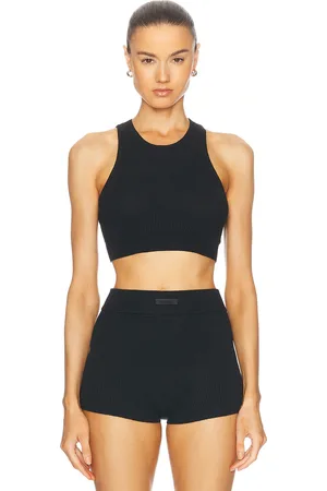 FEAR OF GOD Waffle Sport Tank in Black - Black. Size L (also in M, S, XS).