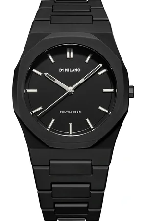 D1 MILANO Polycarbon 40.5mm Watch in Cloudburst - Black. Size all.