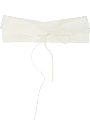 The Row Wide Wrap Belt in White - White. Size all.