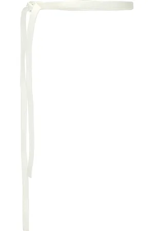 The Row Thin Wrap Belt in White - White. Size all.