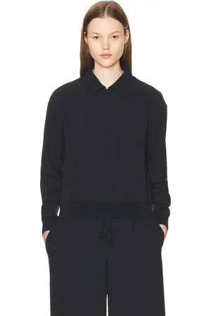 The Row Estee Top in Black - Black. Size L (also in M, S).