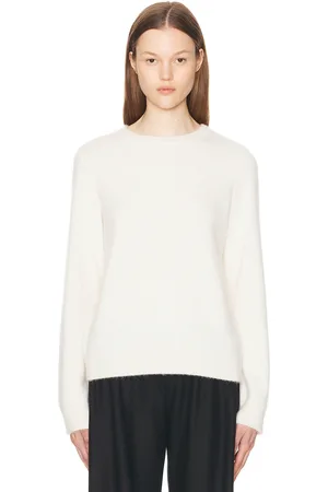 The Row Ilura Top in Off White - White. Size L (also in M, S).