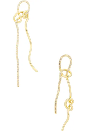COMPLETEDWORKS Not Even The Mathematician Earrings in 18k Gold Plated - Metallic Gold. Size all.