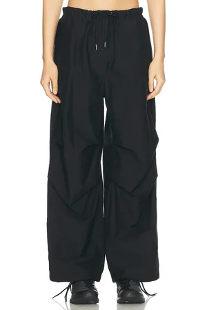 Acne Studios Parla Casual Trouser in Black - Black. Size 38 (also in 40, 42).