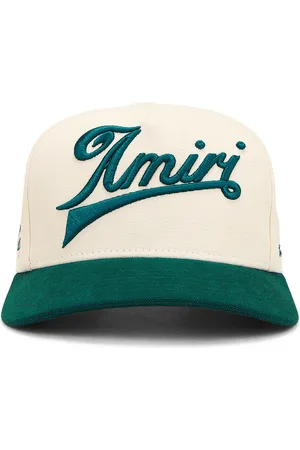 AMIRI Two Tone Canvas Hat in Evergreen - Green. Size all.