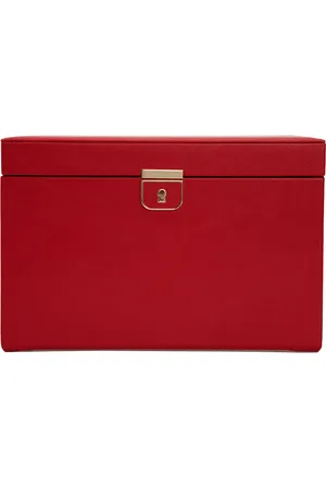 Wolf Palermo Large Jewelry Box in Red - Red. Size all.