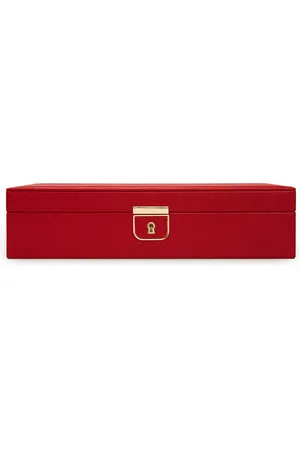 Wolf Palermo Medium Jewelry Box in Red - Red. Size all.