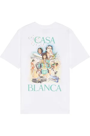 Casablanca Celebration Du Sport Printed T-Shirt in Celebration Du Sport - White. Size L (also in M, S).