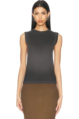 Acne Studios Etch Tank Top in Black - Charcoal. Size L (also in M, S).