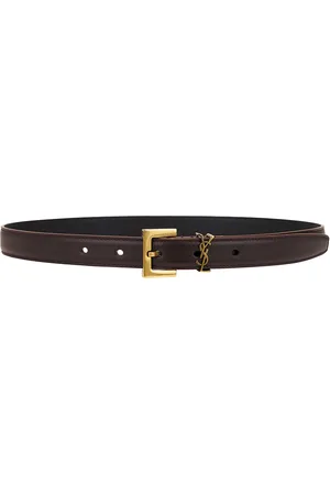 Saint Laurent Leather Belt in Red Tan - Tan. Size 65 (also in 70, 75, 80, 85, 90).