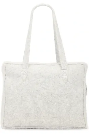 AYA MUSE Atlas Mini Cashmere Duffle Bag in Heather Gray - Grey. Size all.