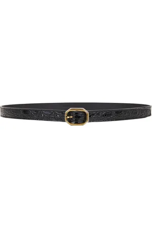 Saint Laurent Leather Belt in Nero - Black. Size 70 (also in 75, 85, 90).
