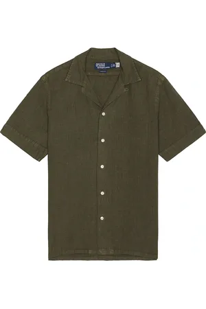 Ralph Lauren Andy Camp Shirt in New Olive - Green. Size L (also in M, S).