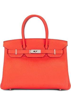 Hermès Togo Birkin 30 Handbag in Orange - Orange. Size all.