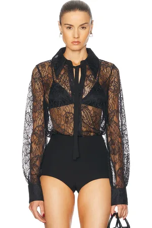 Retrofete Gracen Blouse in Black - Black. Size L (also in M, S, XL, XS).